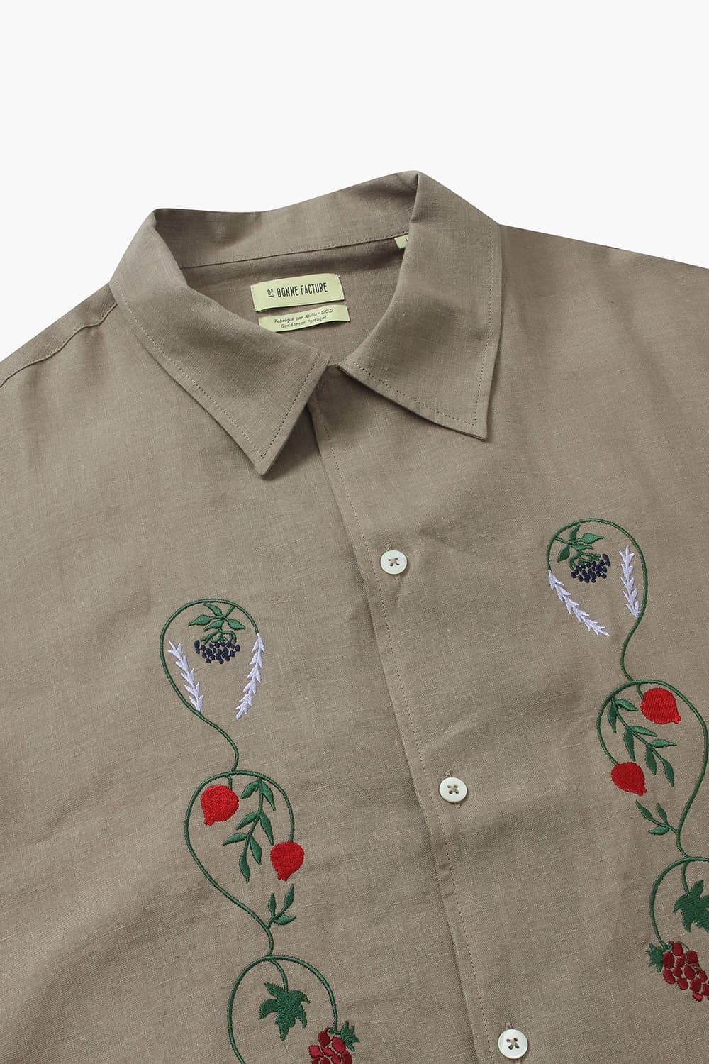 린넨 캠프 카라 반소매 셔츠 CH20 BELGIAN SFG