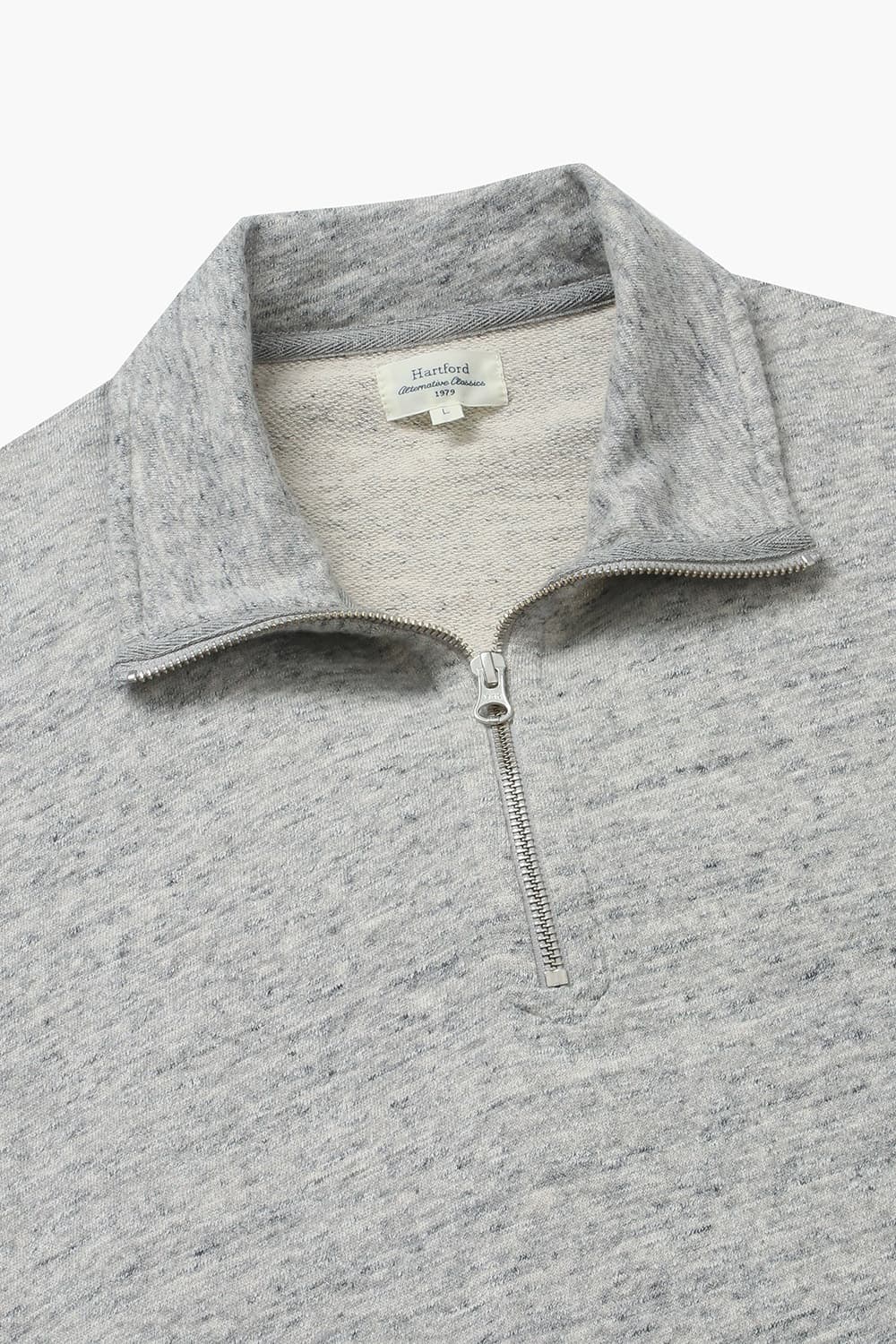 Light 코튼 하프 지퍼 스웻셔츠 QE4SMHTKN001Q92