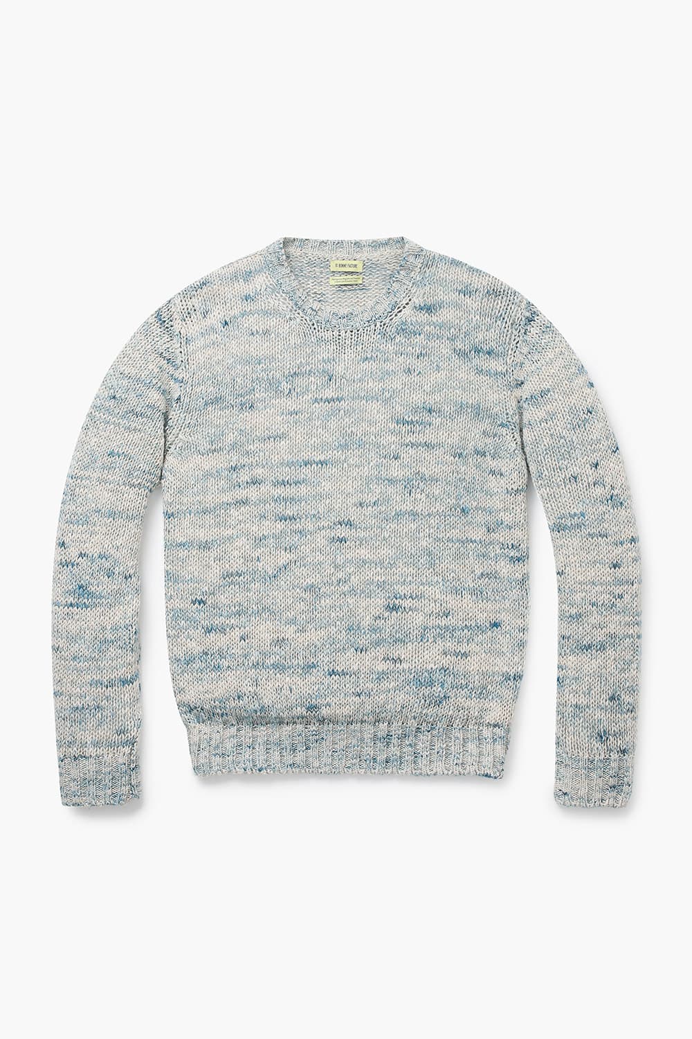 CREW NECK 린넨믹스 스웨터 QE4SMDBKN003Q62