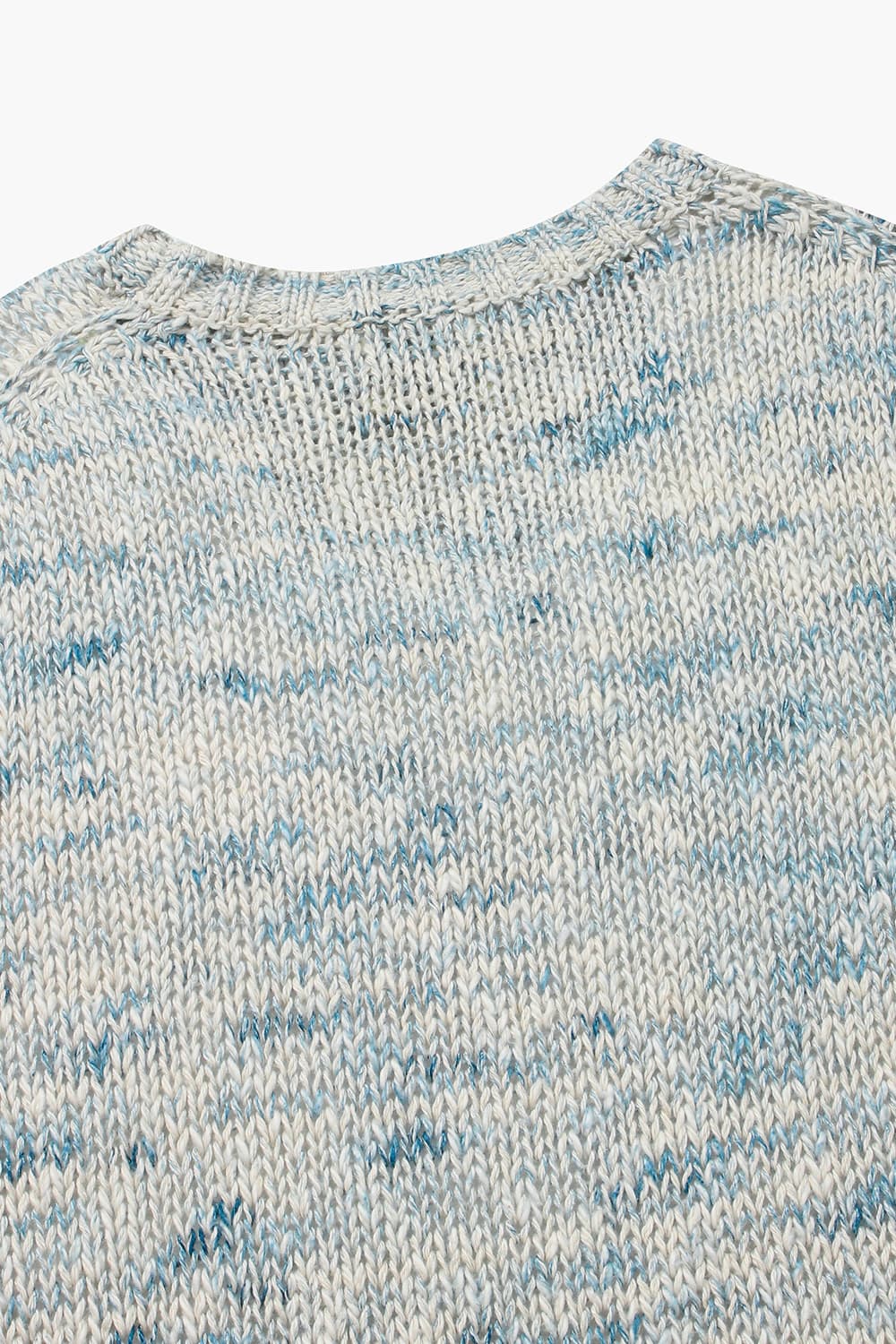 CREW NECK 린넨믹스 스웨터 QE4SMDBKN003Q62