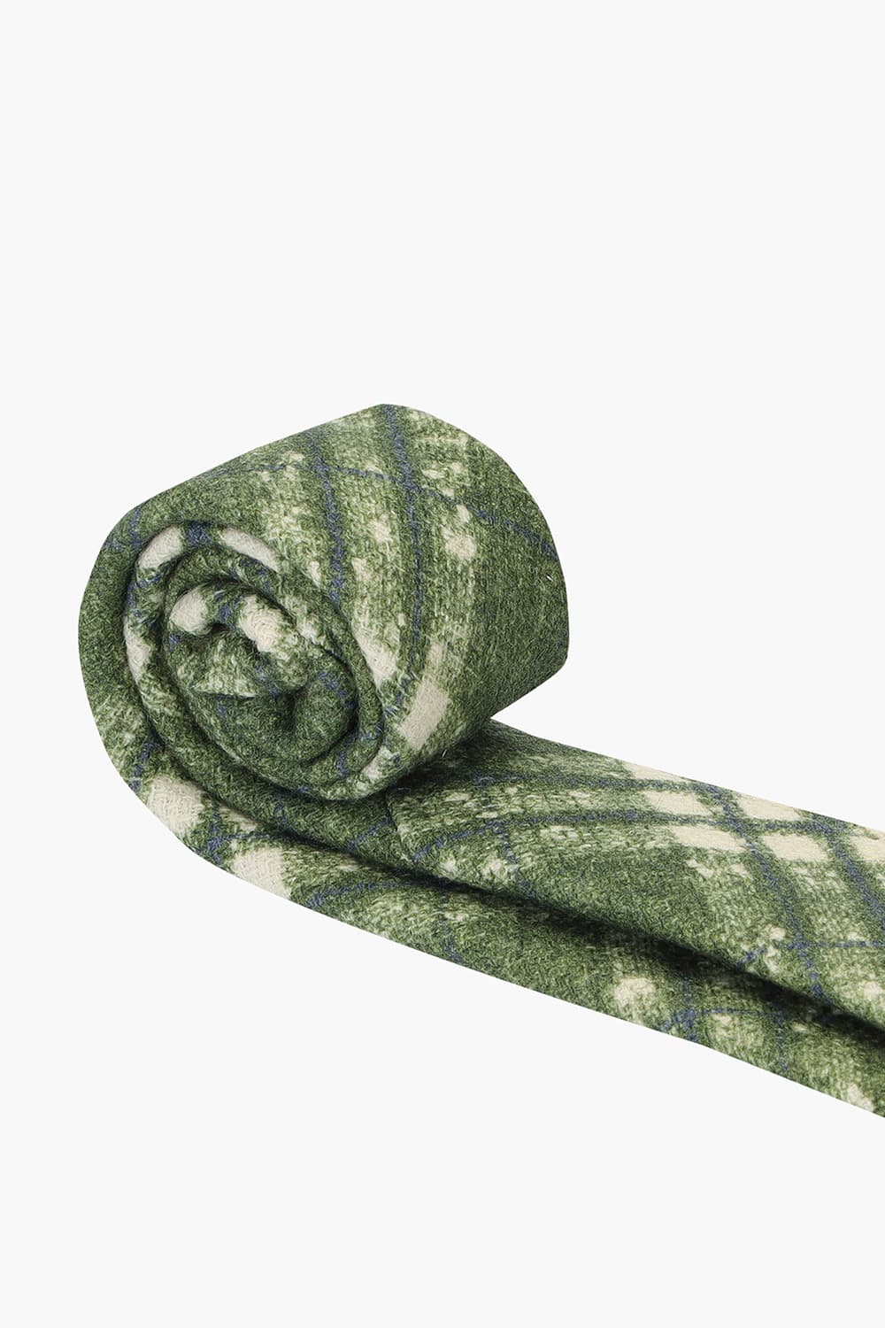 카키 울 실크 믹스 넥타이 RD9FMBBTI106R75