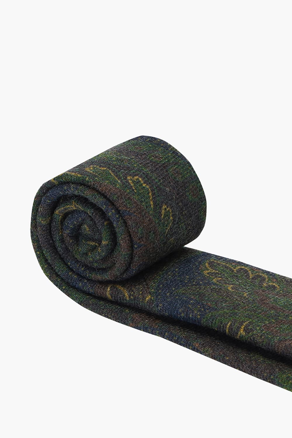 다크 그린 울 100넥타이 RD8FMBBTI116R77