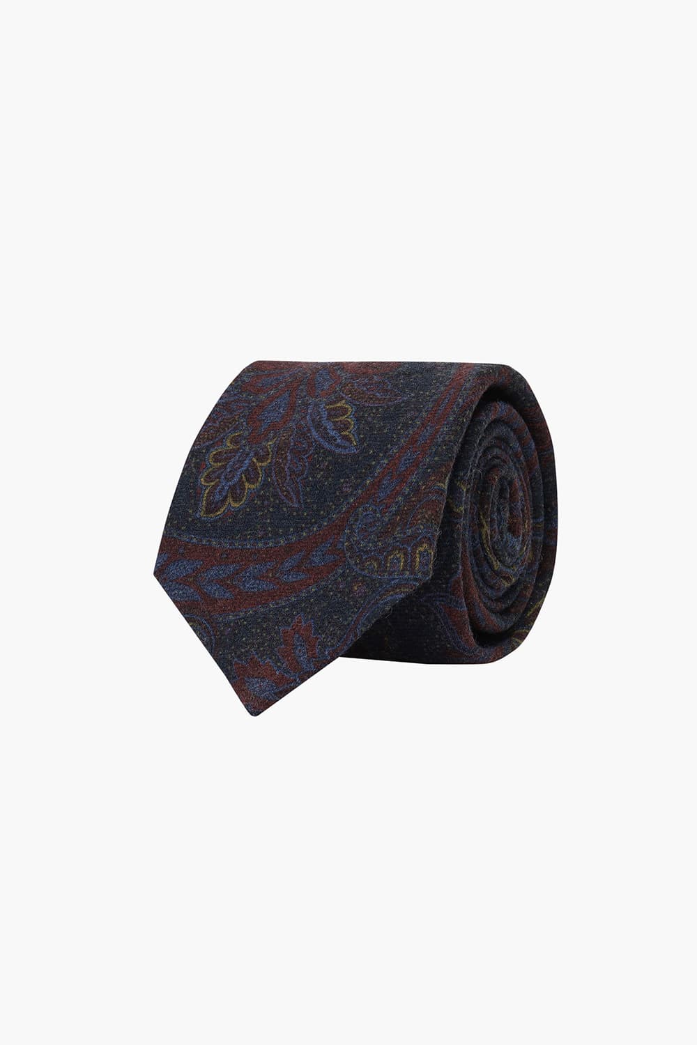 다크 네이비 울 100 넥타이 RD8FMBBTI111R66