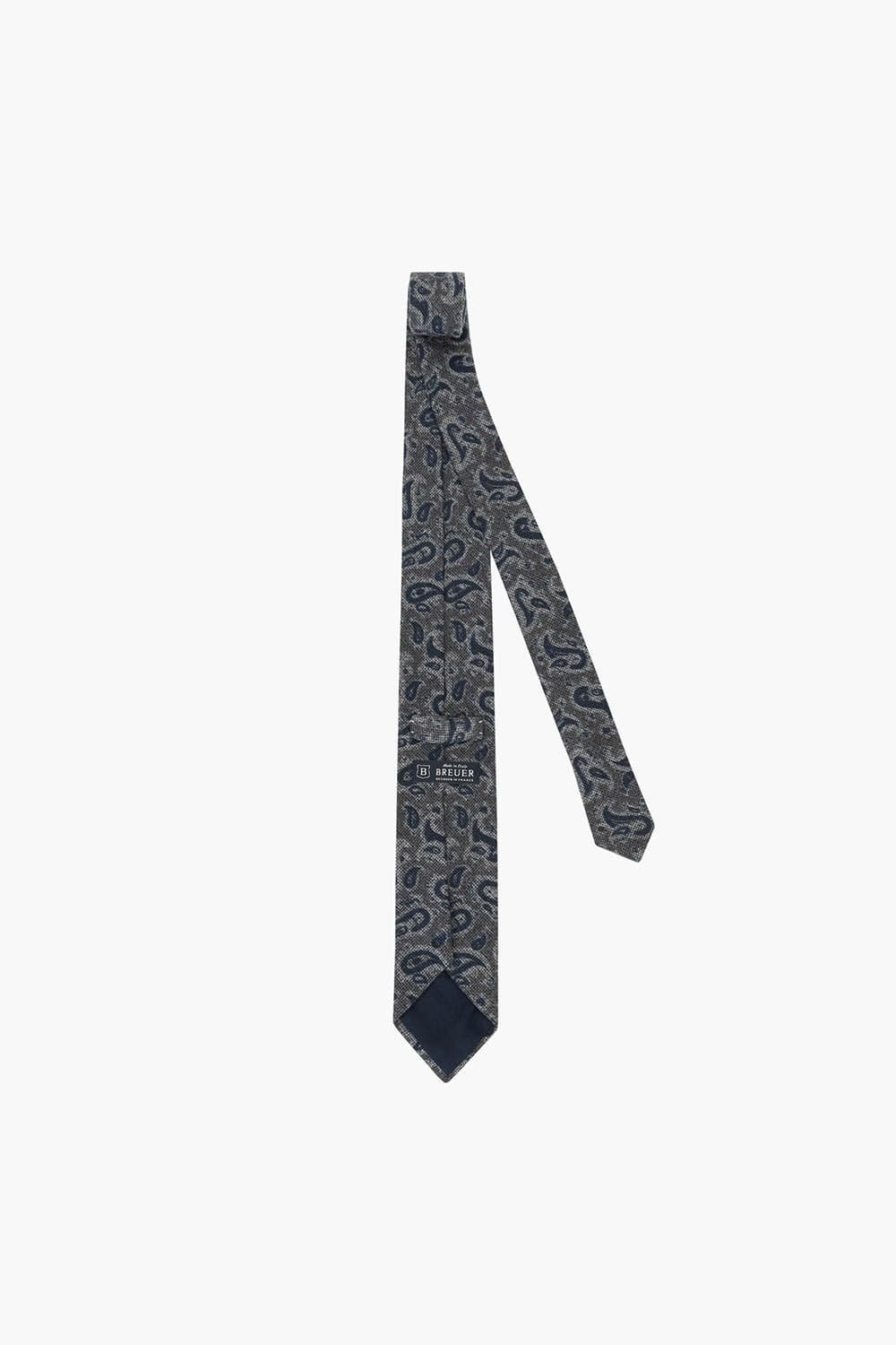 그레이 울 실크 믹스 넥타이 RD8FMBBTI107R95