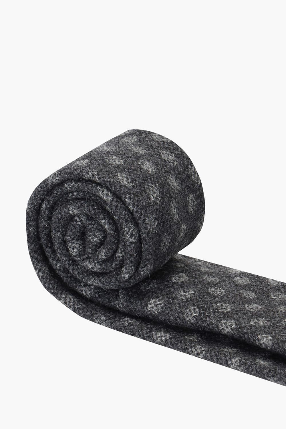 그레이 울 실크 믹스 넥타이 RD8FMBBTI105R95