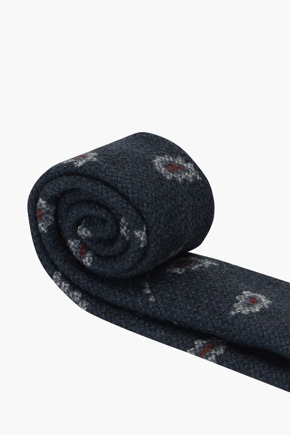 다크 네이비 울 실크 믹스 넥타이 RD8FMBBTI102R66