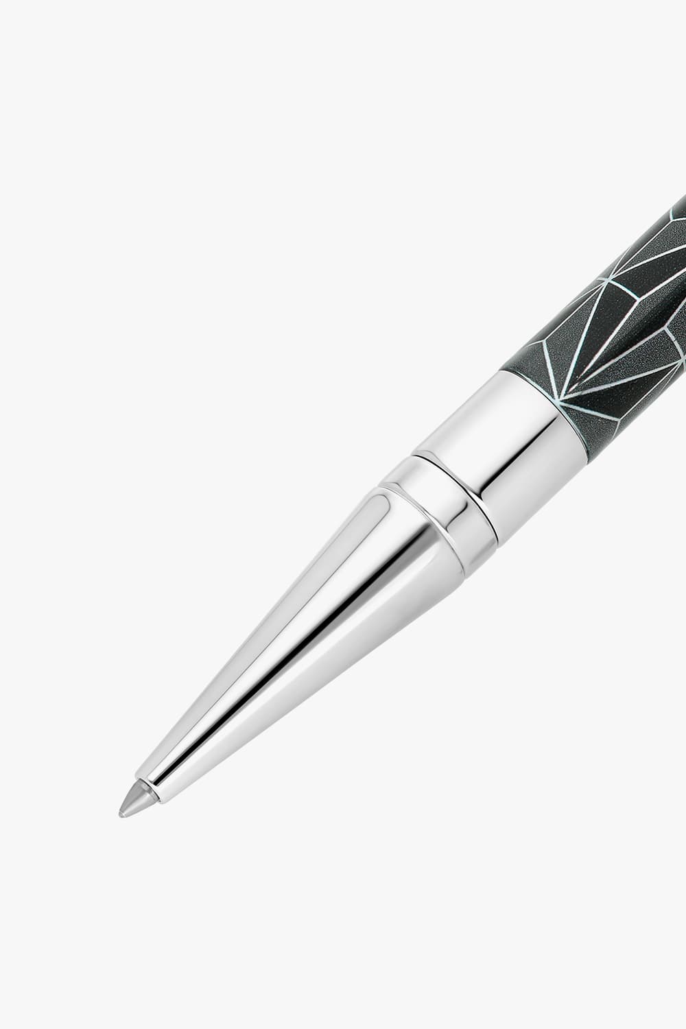 24 파이어X D이니셜 볼펜 블랙/크롬 CB275070Z