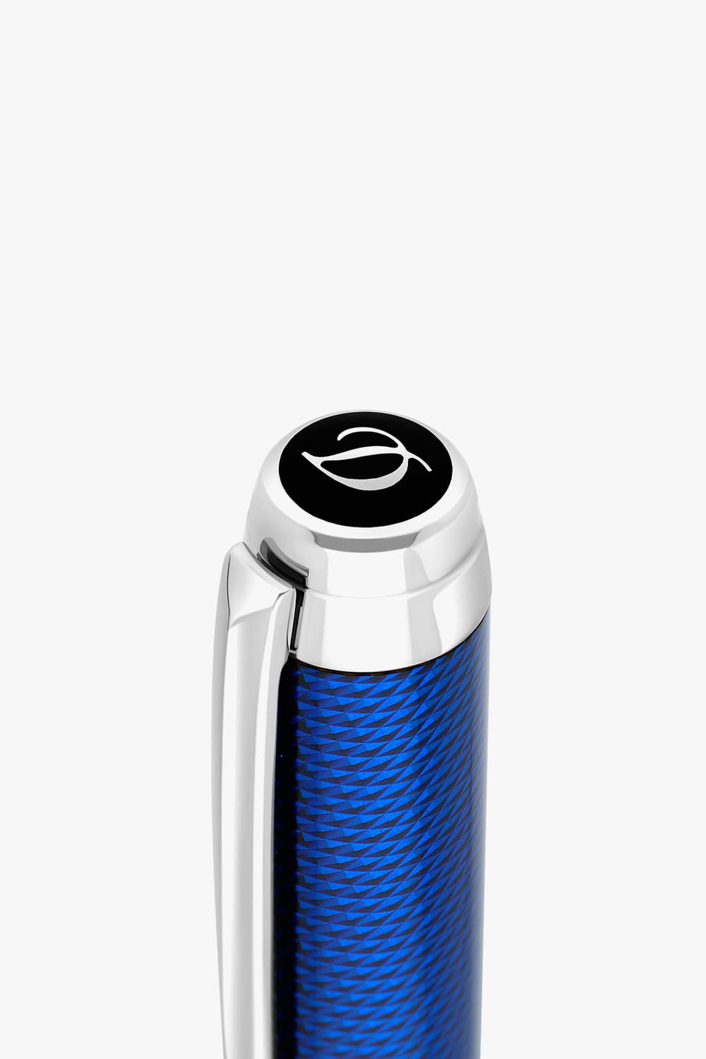 24 라인D 이터니티 수성펜 XL 기요셰 블루/팔라듐 CB422011XL