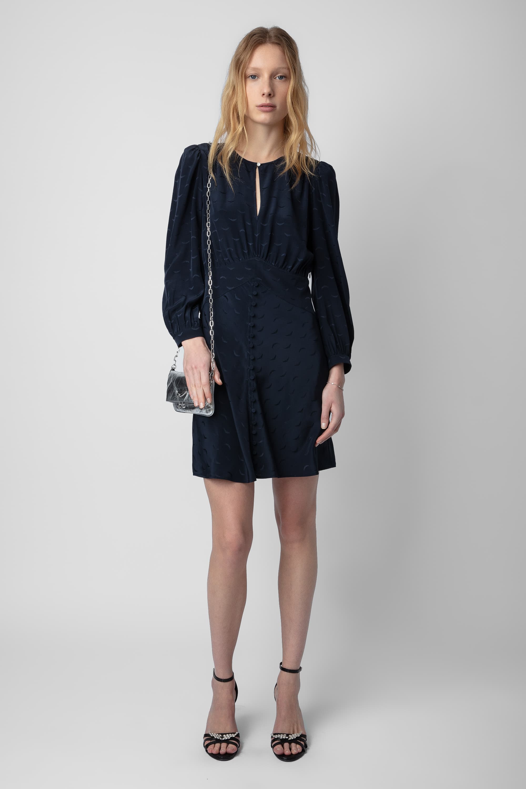 Rhodri Silk Jacquard Dress