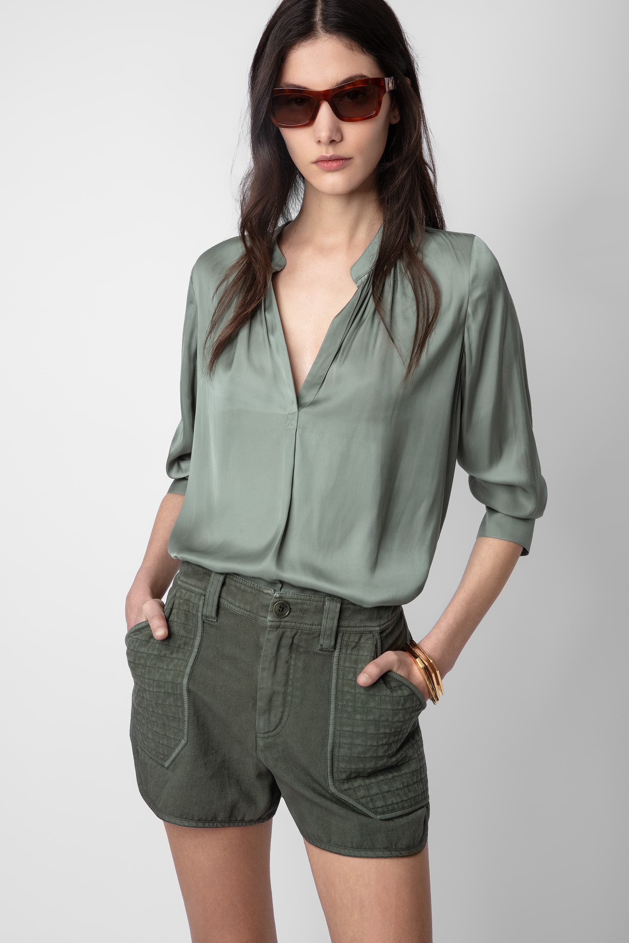 Tink Satin Blouse