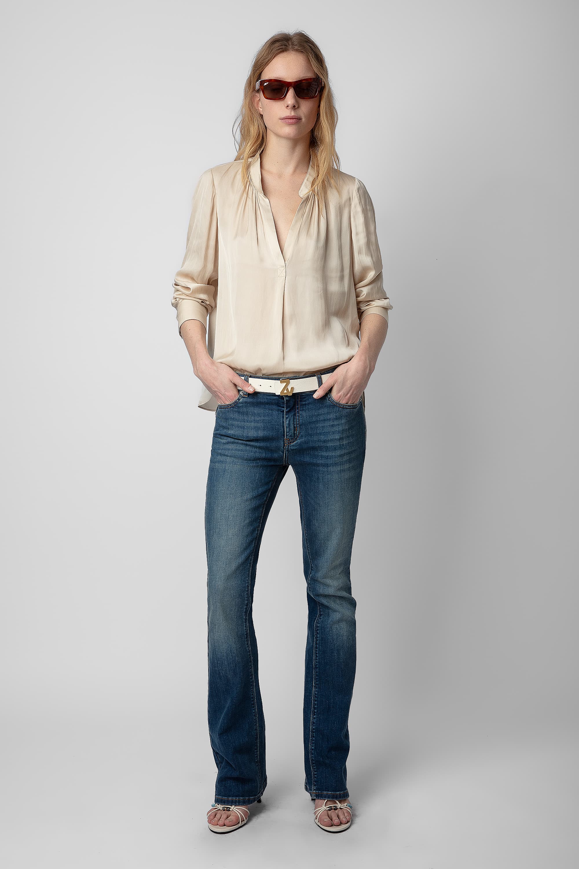 Tink Satin Blouse
