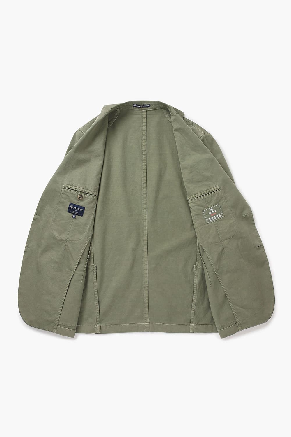 시그니처 셰비 자켓 가먼트다잉 카키 RE4SMBAJA102R75