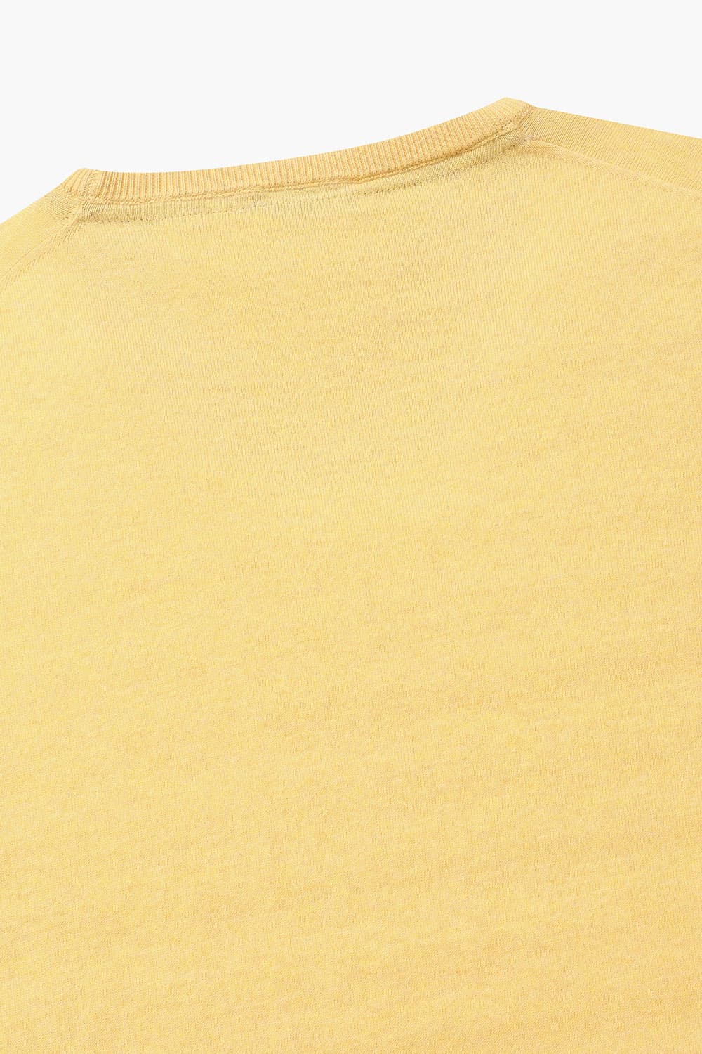 코튼 솔리드 라운드 니트 옐로우 RE4SMBAKN101R25
