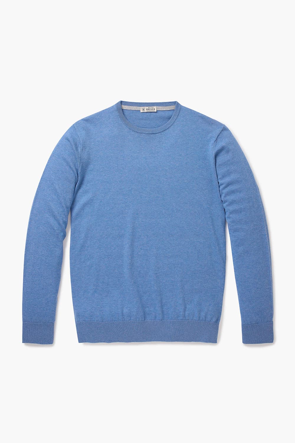 코튼 솔리드 라운드 니트 라이트블루 RE4SMBAKN101R62