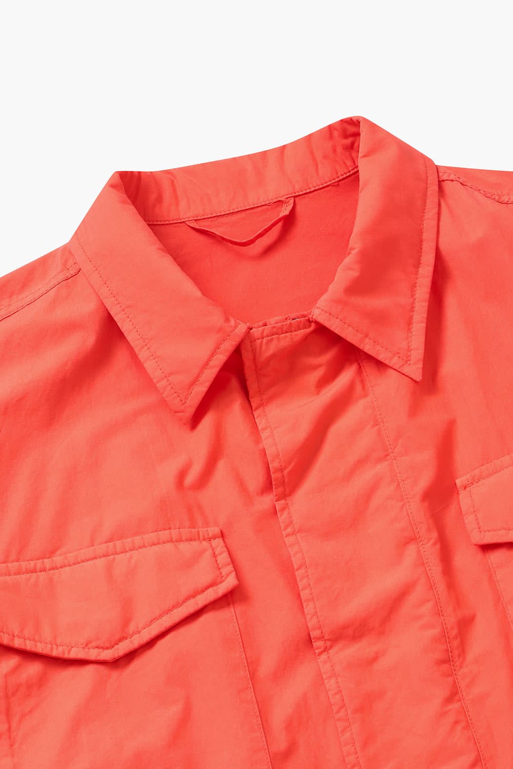 가먼트다잉 코튼 사파리 필드자켓 오렌지 RE4SMBAOT101R40