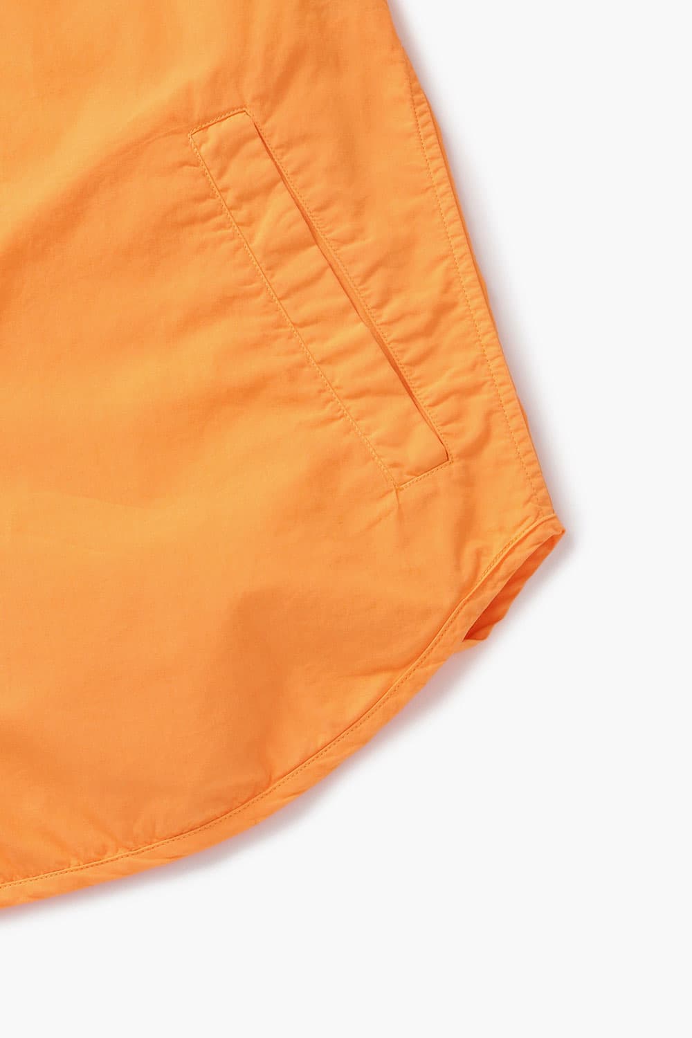 가먼트다잉 코튼 셔츠 자켓 오렌지 RE4SMBASH201R40