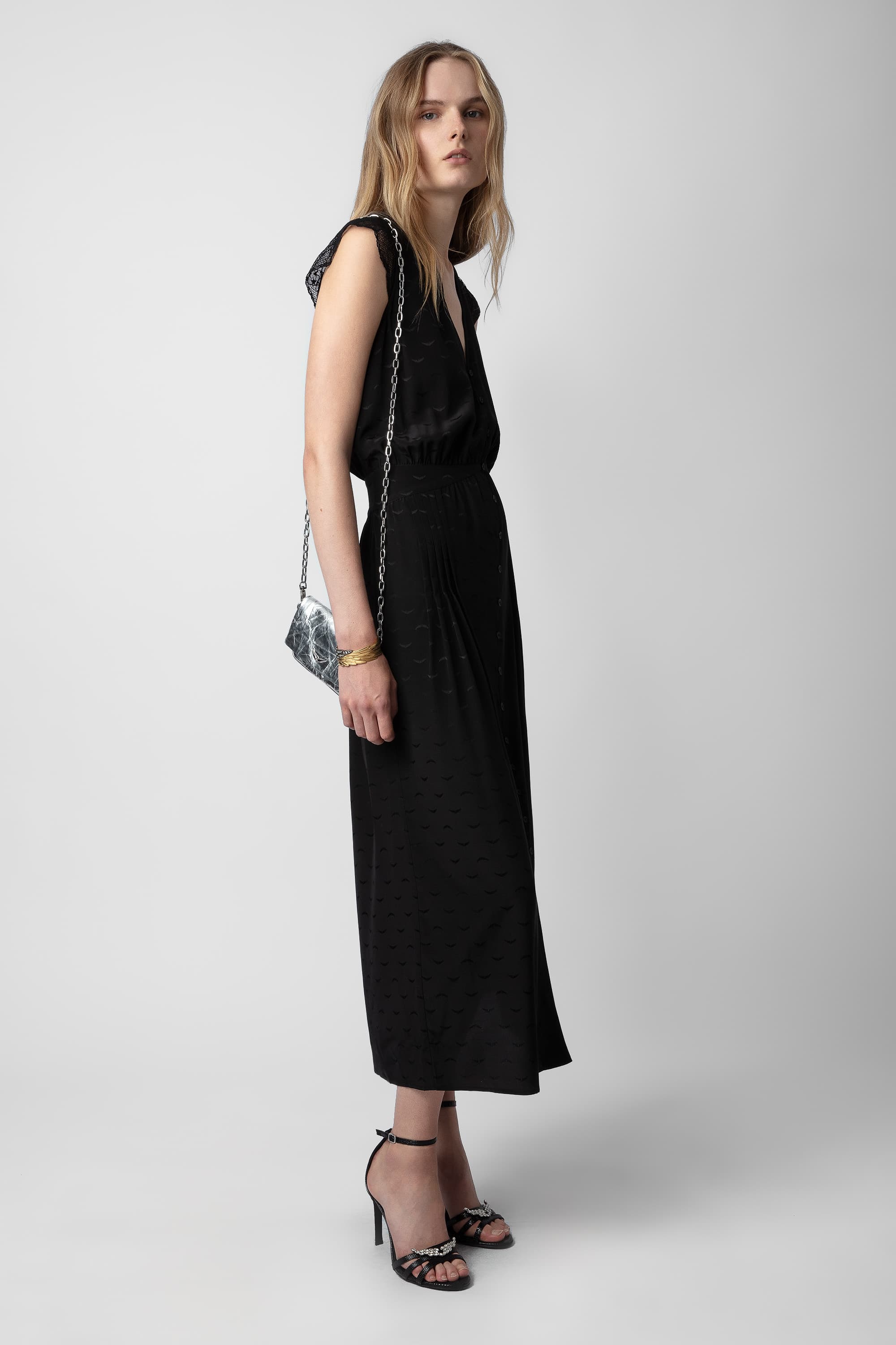 Rolanys Silk Jacquard Dress