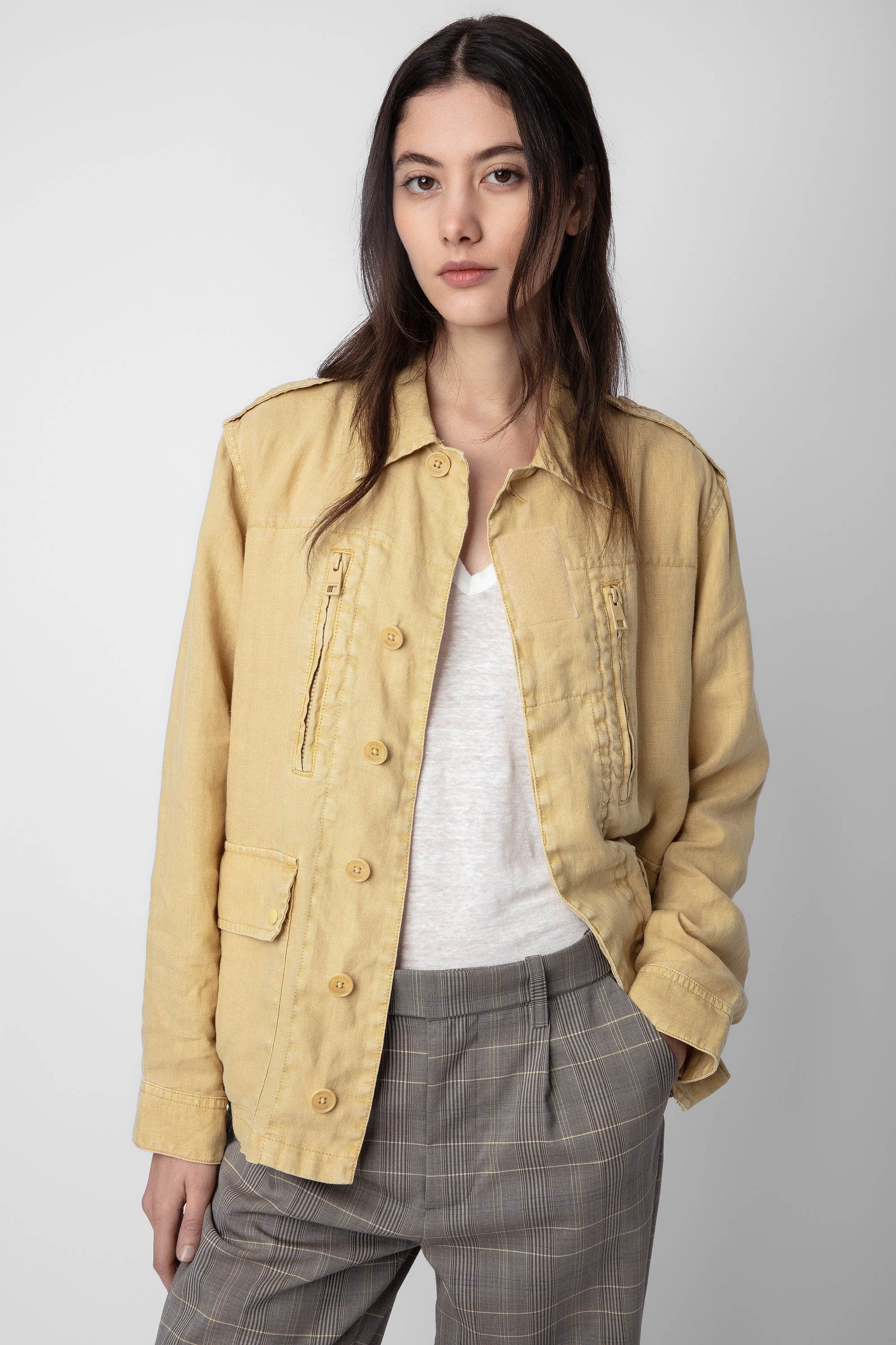 Kid Peace and Love Linen Jacket