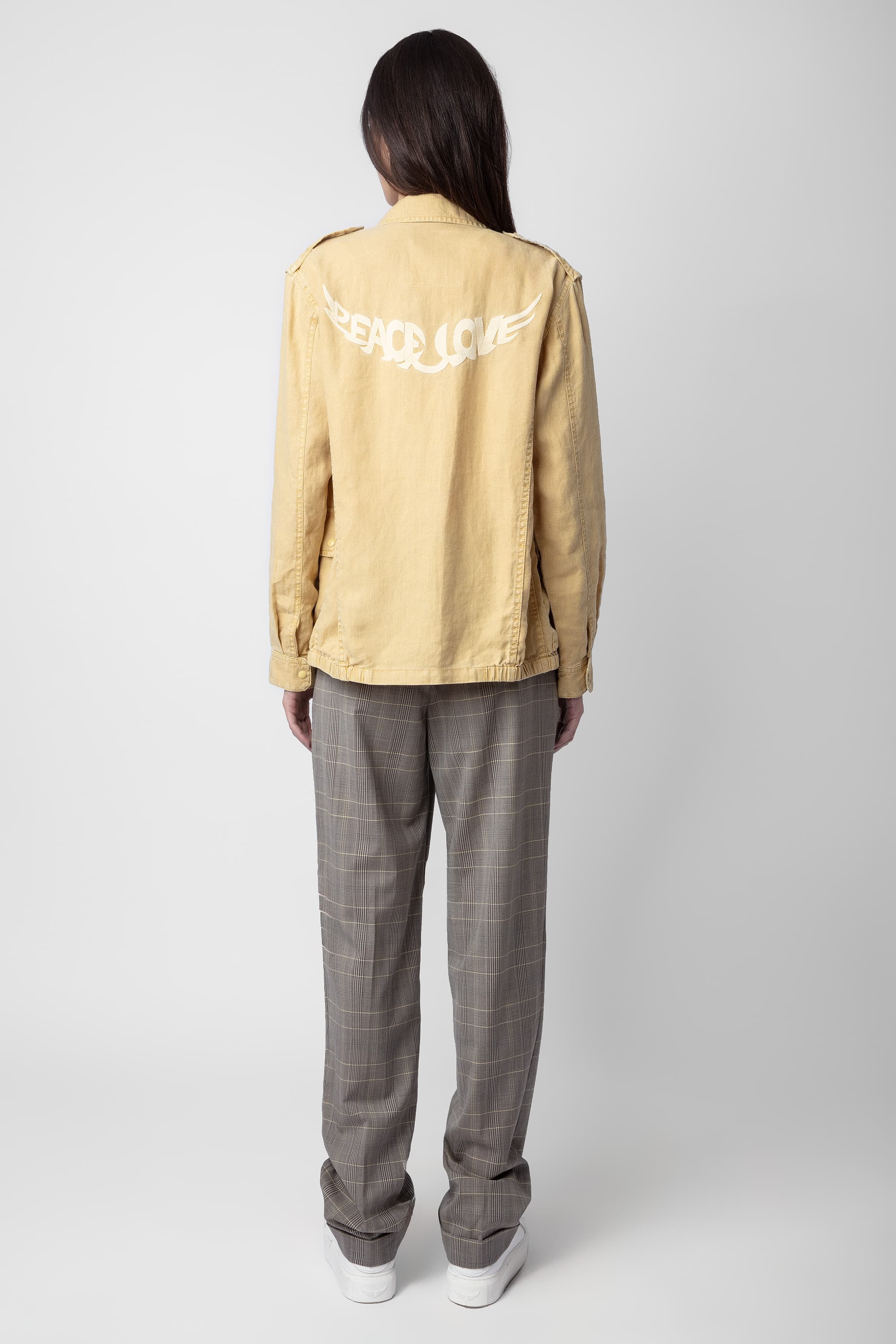 Kid Peace and Love Linen Jacket