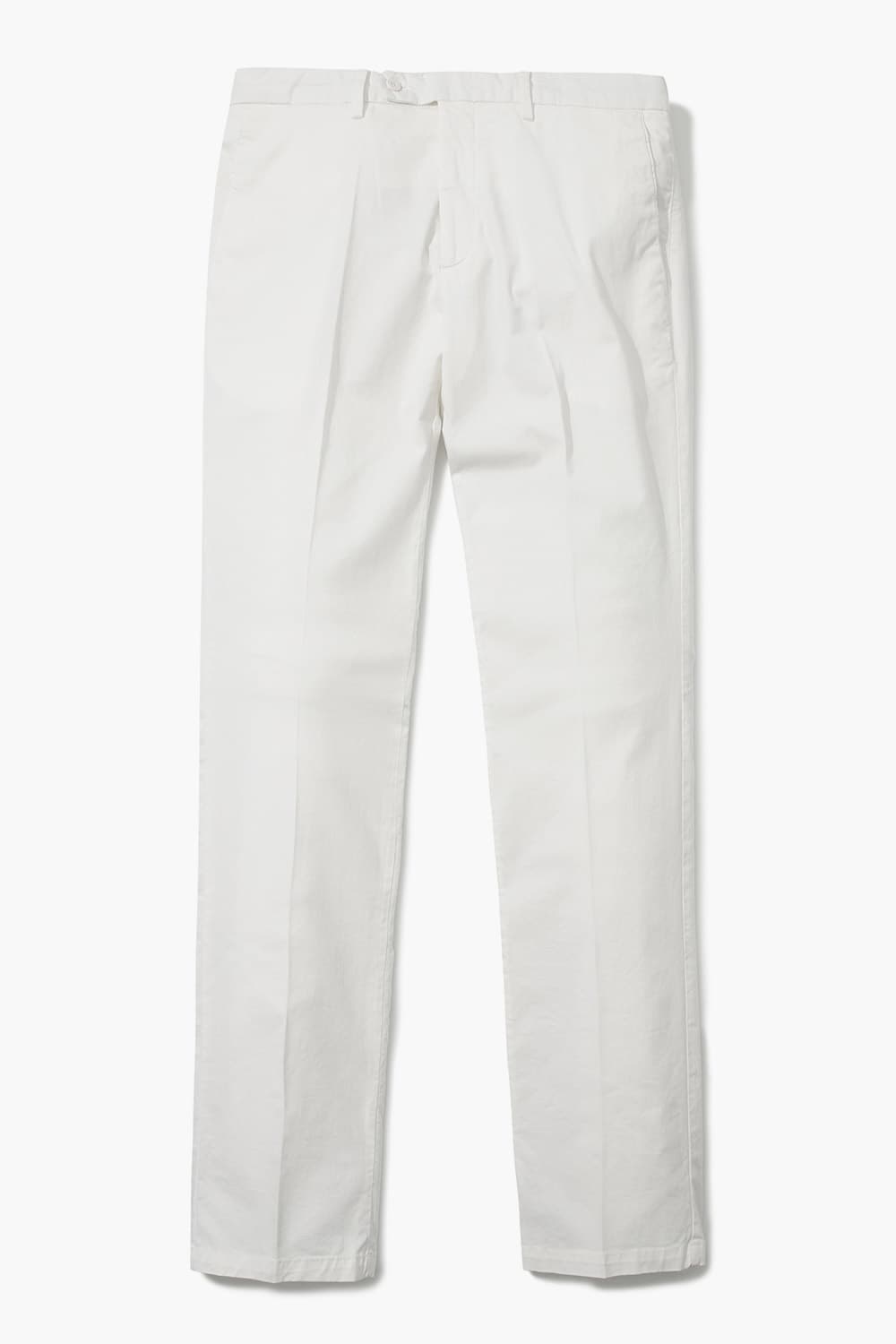 코튼 솔리드 레귤러팬츠 아이보리 RE4SMBAPT802R10