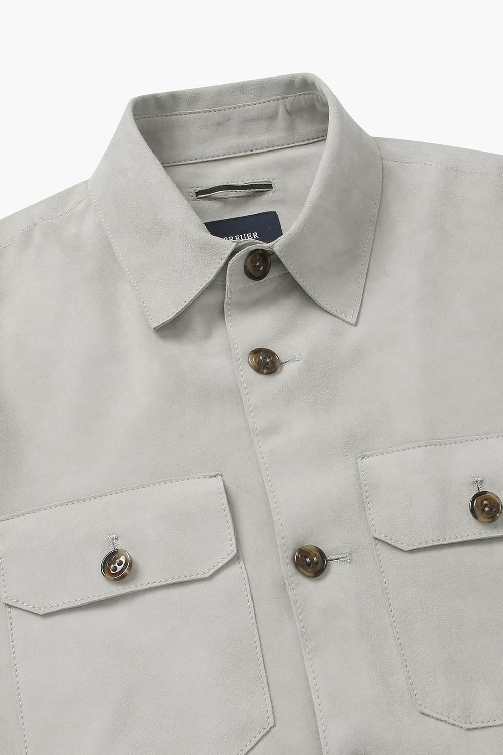 고트스킨 스웨이드 라이트재킷 그레이 RE4SMBAOT811R90