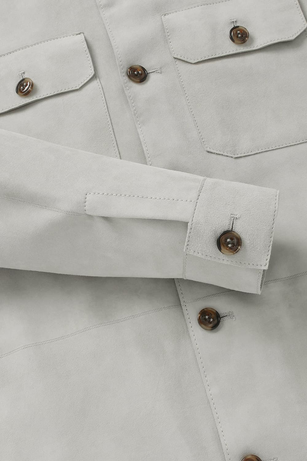 고트스킨 스웨이드 라이트재킷 그레이 RE4SMBAOT811R90