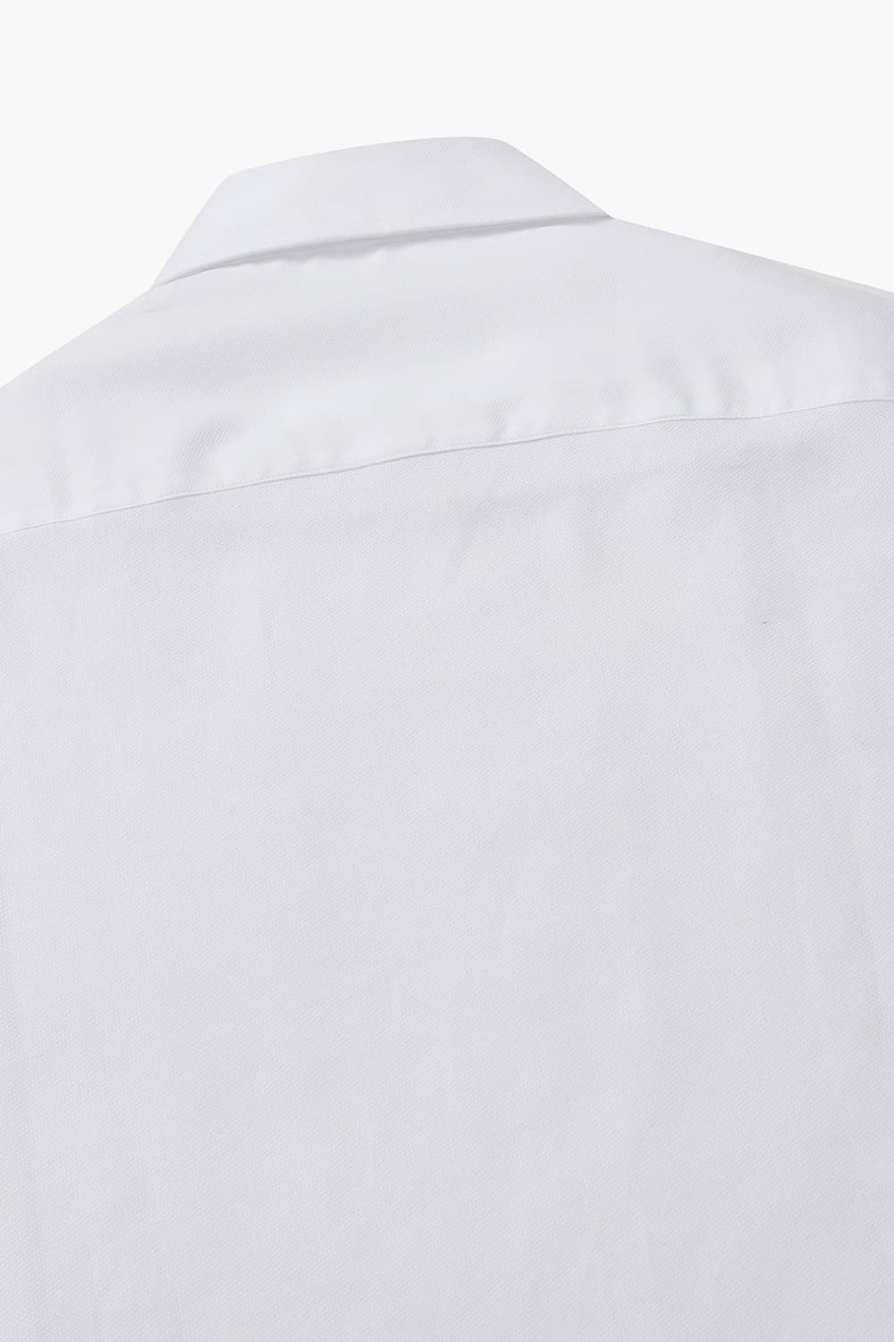 코튼 솔리드 도비 셔츠 화이트 RE4SMBASH802R01