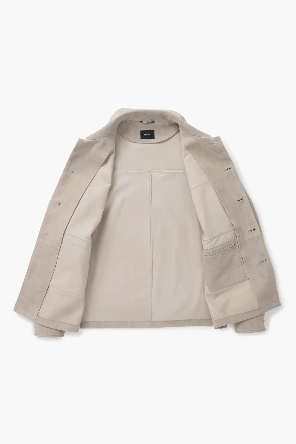 램스킨 스웨이드 오버재킷 베이지 RE4SMBAOT801R15