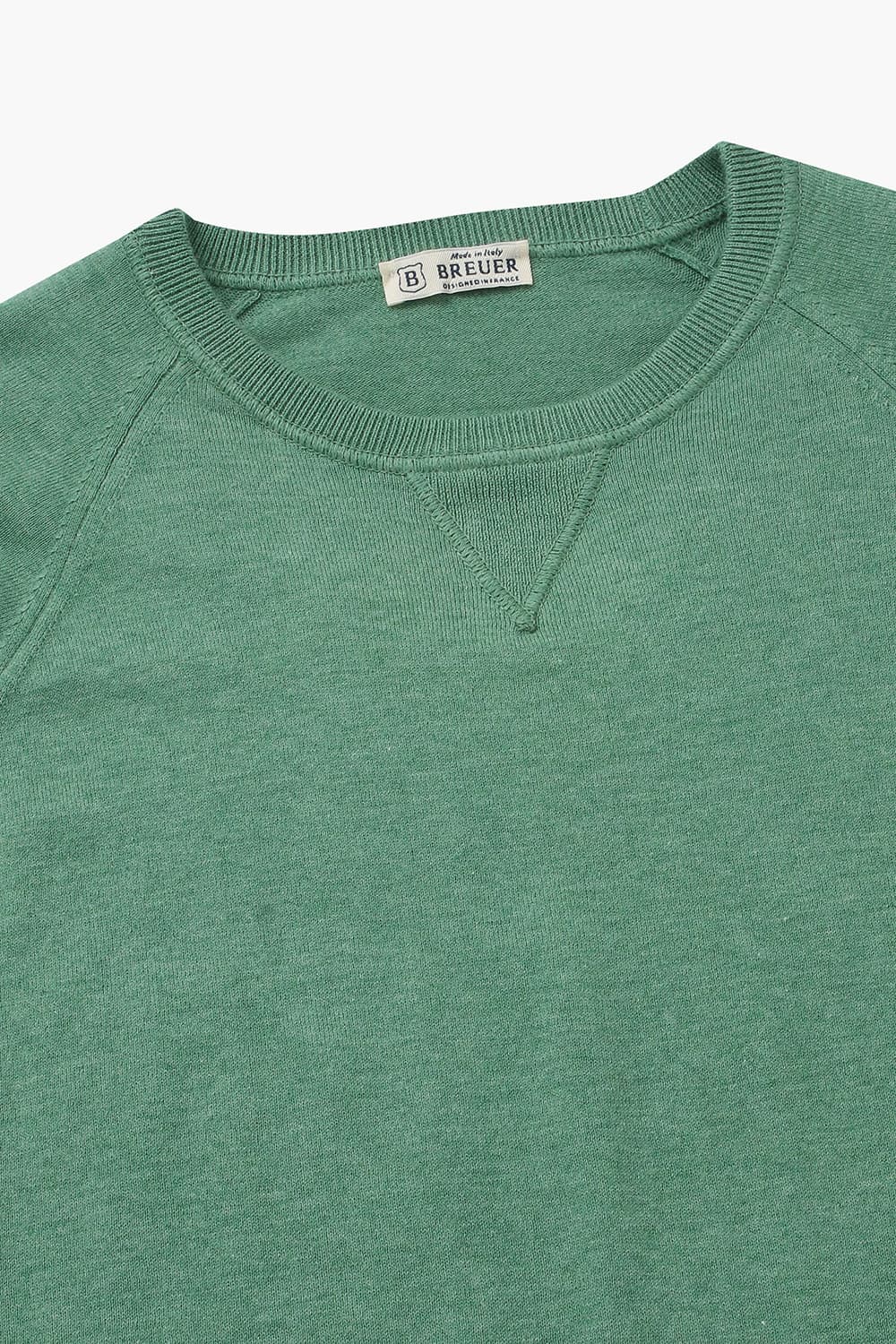 코튼 라운드 니트 그린 RE4SMBAKN103R75