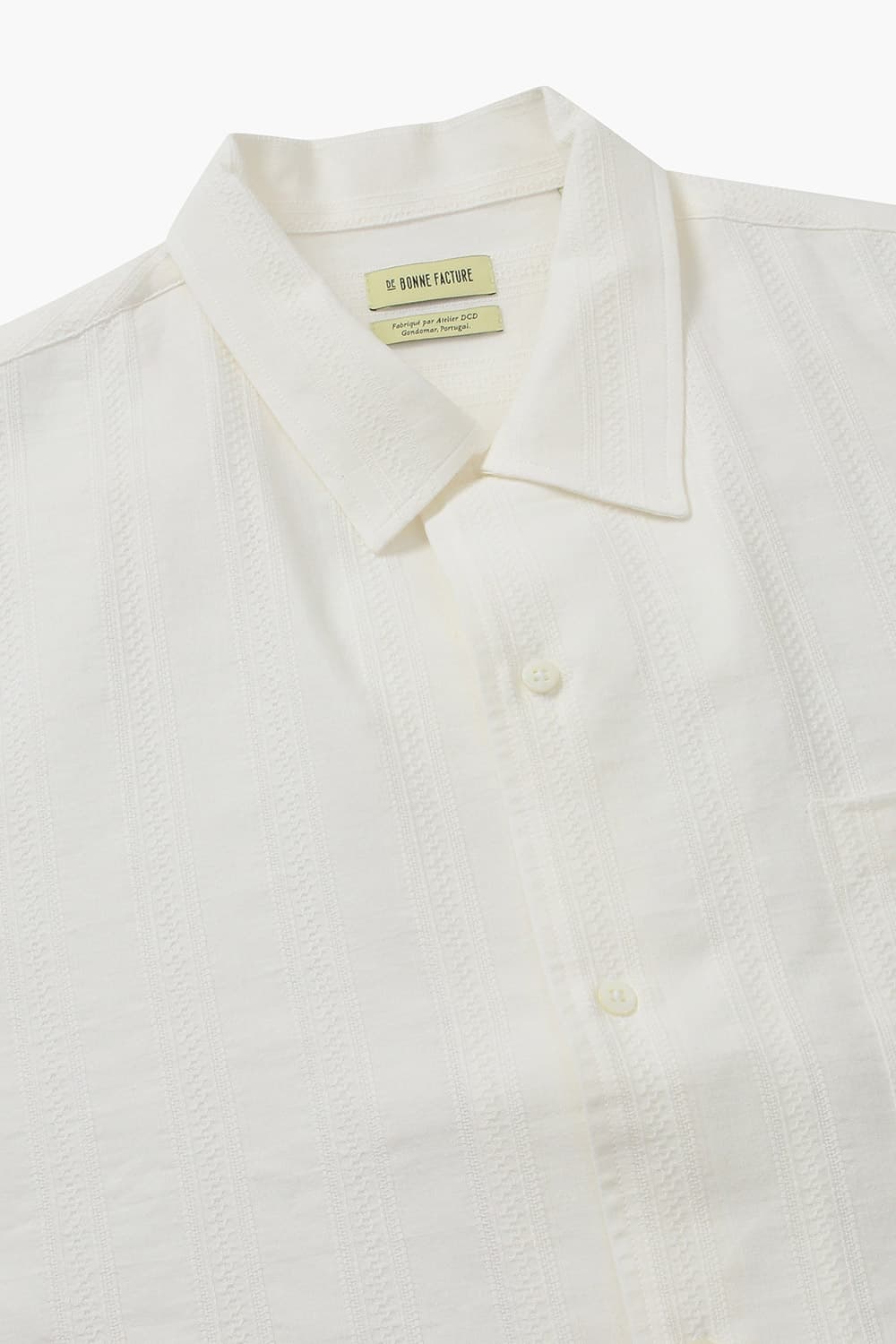 린넨 혼방 캠프 카라 반소매 셔츠 CH27 JP OWH