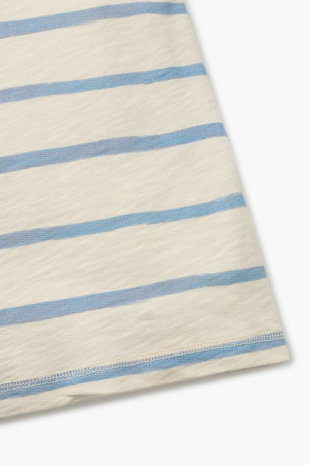 코튼 스트라이프 포켓 크루넥 반소매 티셔츠 BB81306 01