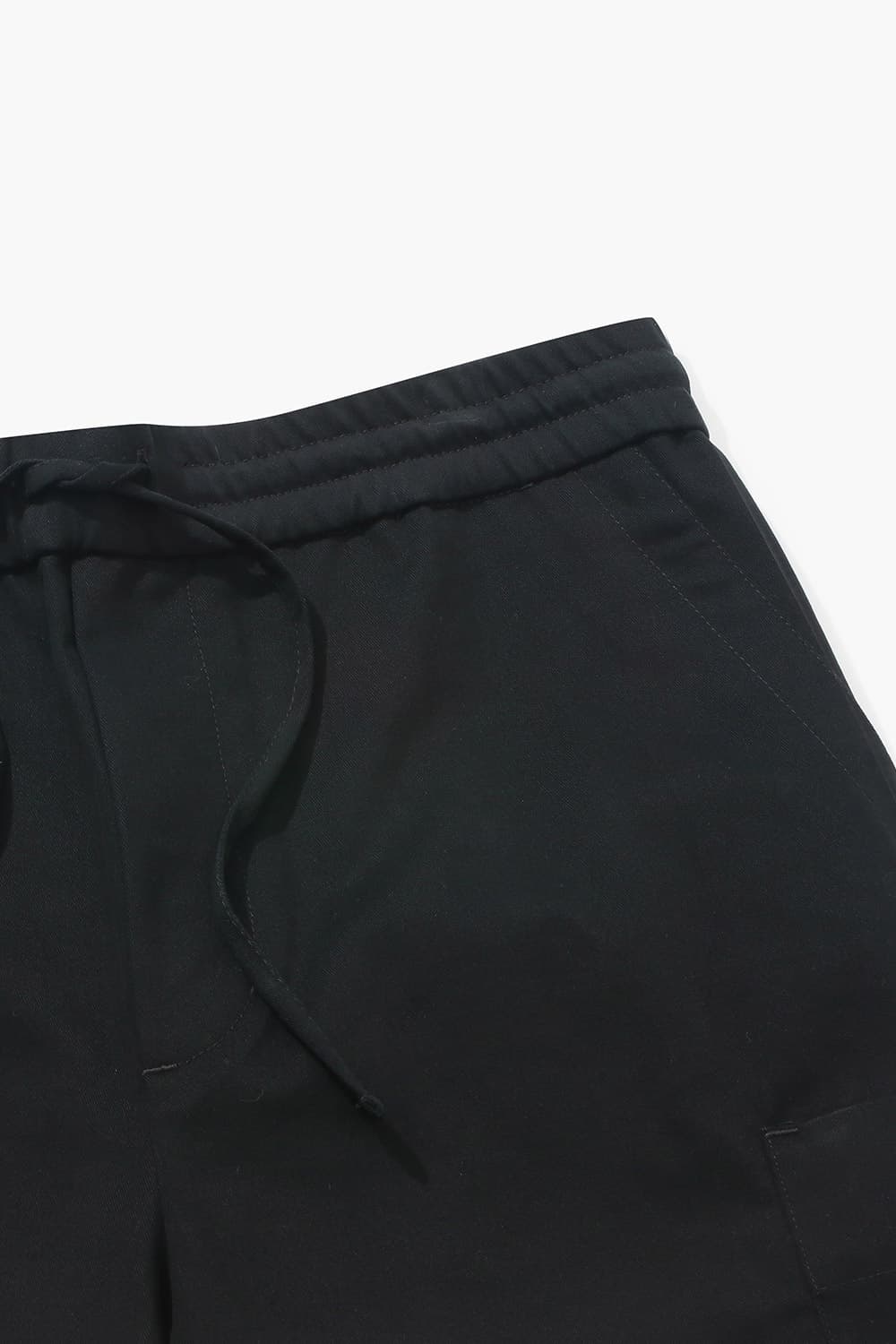 PEDRO 코튼 드로우스트링 밴딩 쇼츠 242 150 0076BLK