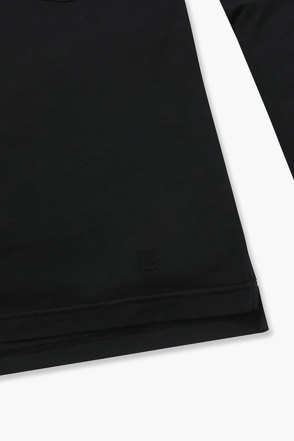 코튼 100 폴로 져지 긴팔 니트 블랙 RE4SMBAPO101R99