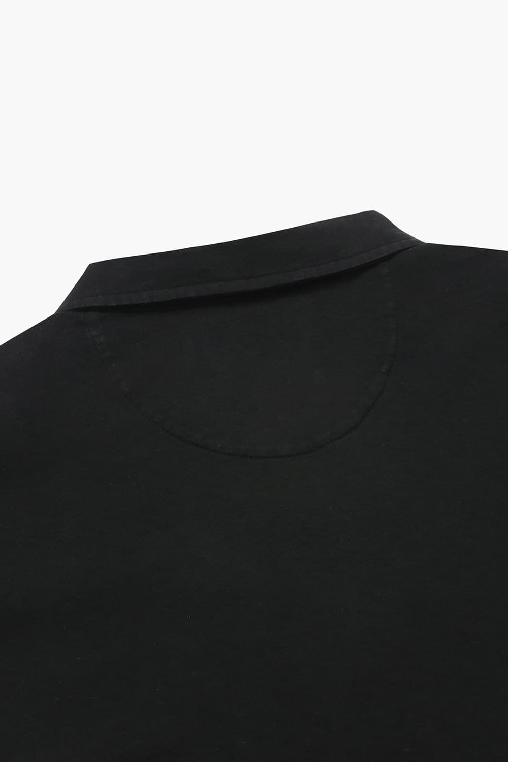 코튼 100 폴로 져지 긴팔 니트 블랙 RE4SMBAPO101R99