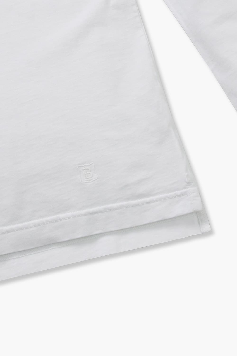 코튼 100 폴로 져지 긴팔 니트 화이트 RE4SMBAPO101R01