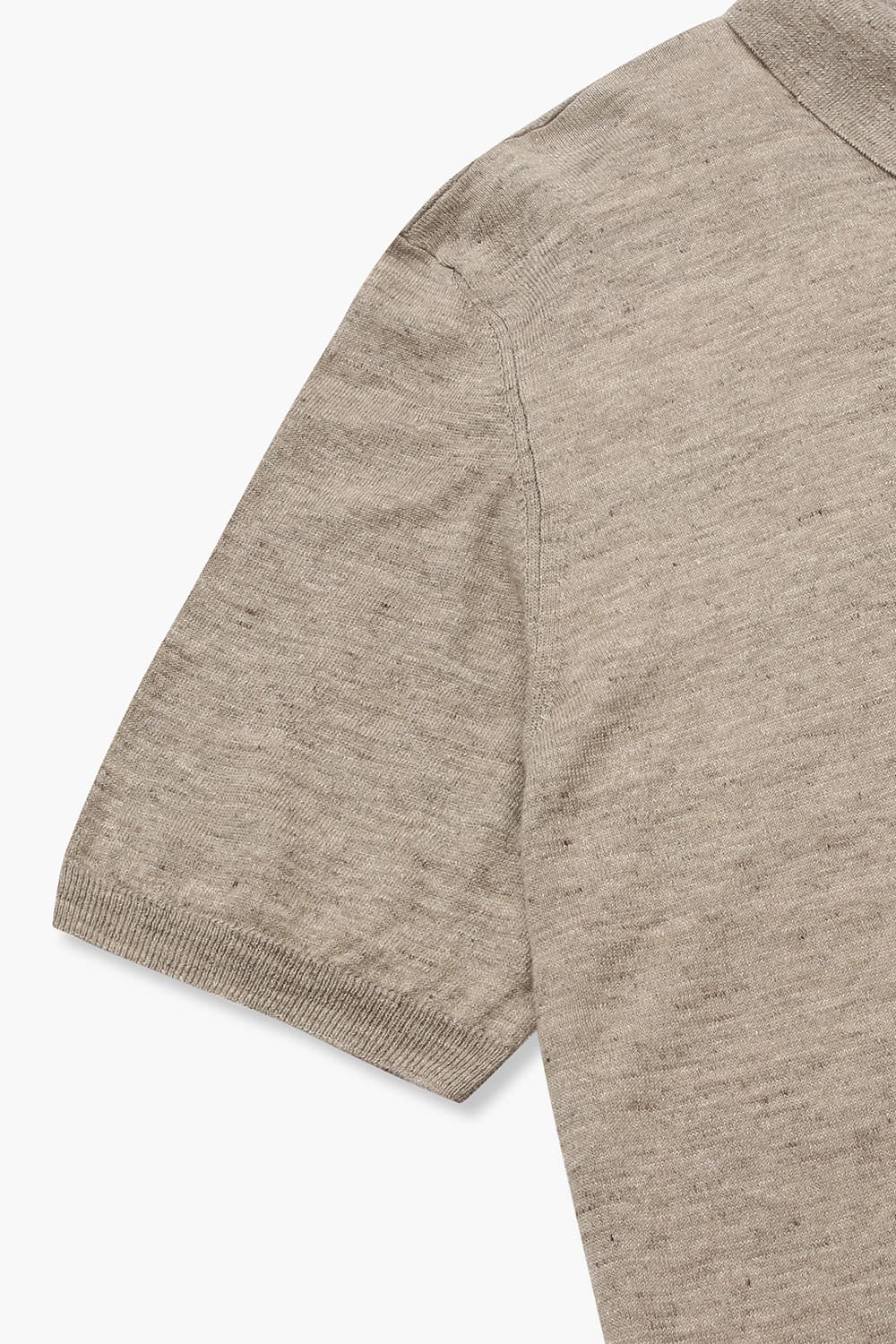 린넨 폴로 반소매 니트 BML022P452405