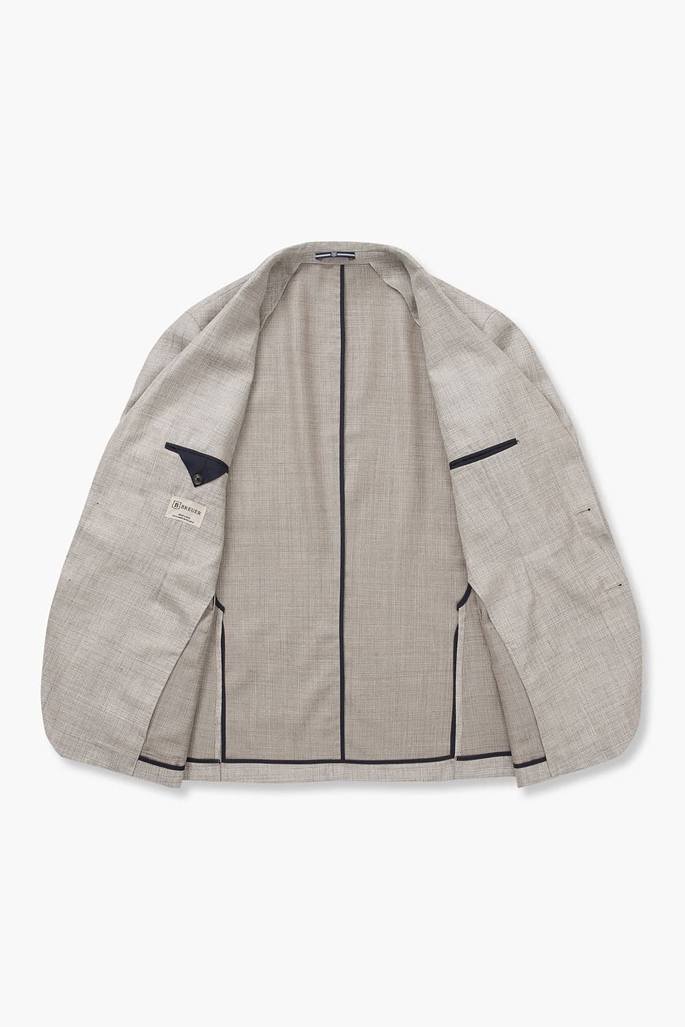 울 실크 믹스 SALENTO 자켓 브라운 RE4SMBAJA202R85