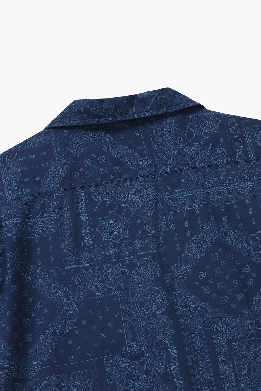 코튼 웨스턴 패턴 테일러드 카라 반소매 셔츠 BB04038 59