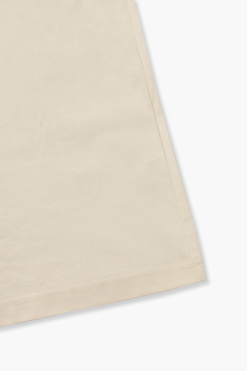 THOMAS 코튼 엠브로이더리 패치 반소매 티셔츠 234 025 07 0006OWH