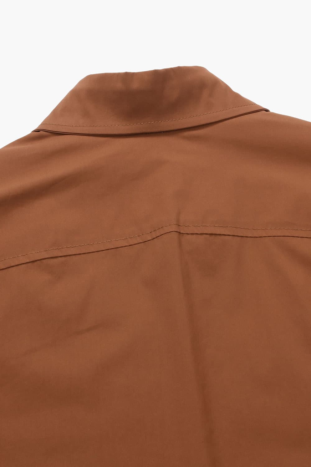 코튼 믹스 오버 셔츠 아우터 브라운 RE4SMBAOT903R89