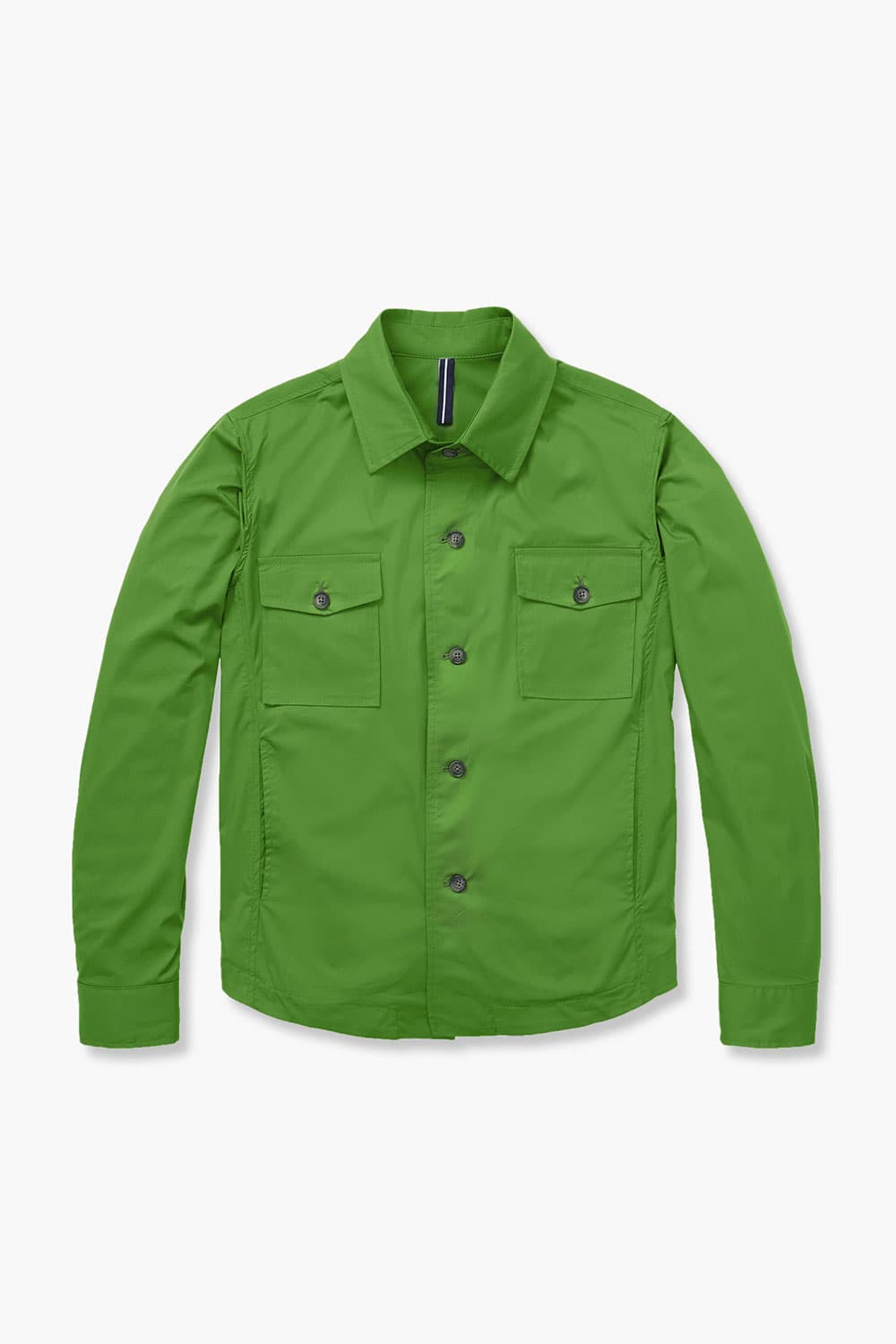 코튼 믹스 오버 셔츠 아우터 그린 RE4SMBAOT903R73