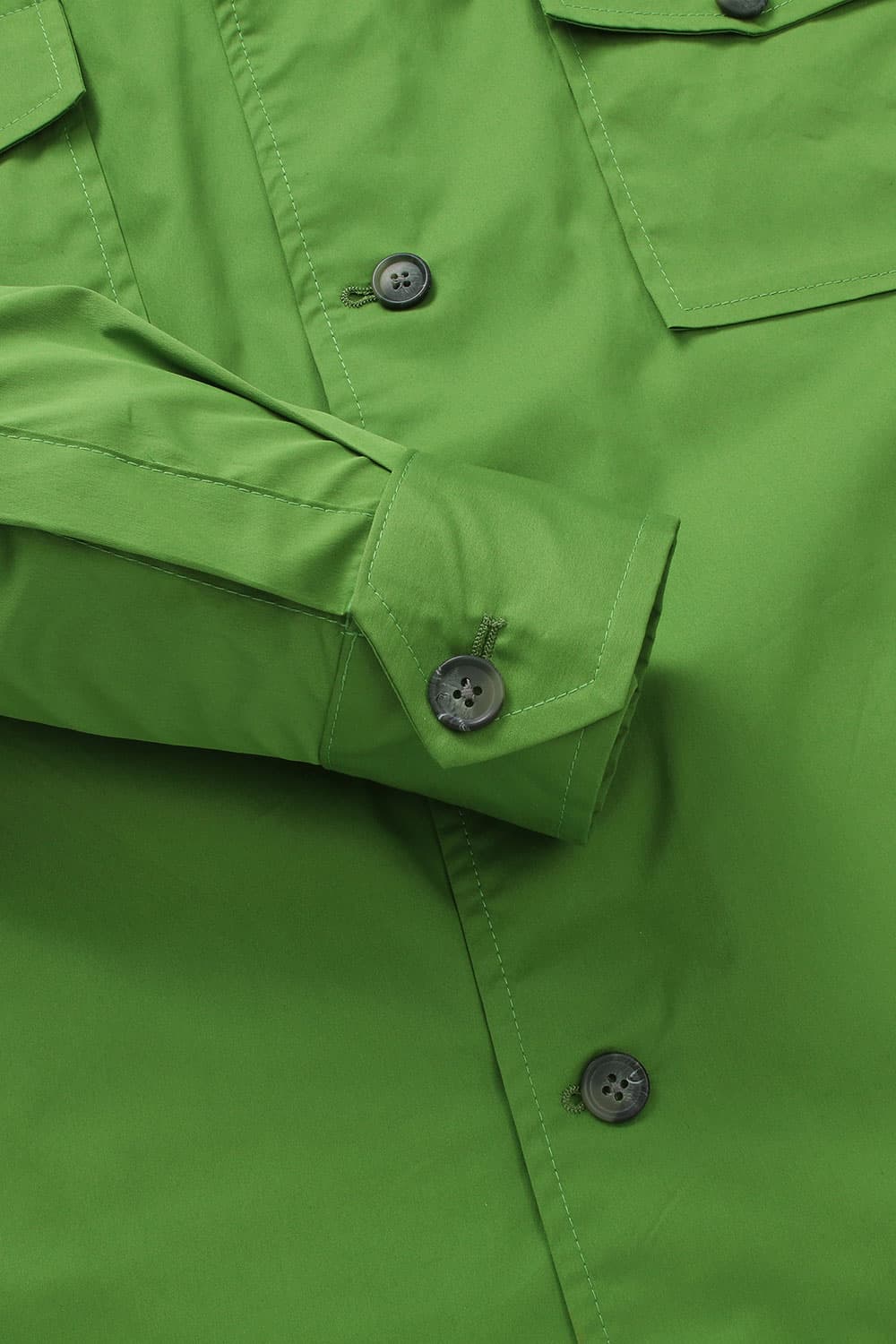 코튼 믹스 오버 셔츠 아우터 그린 RE4SMBAOT903R73