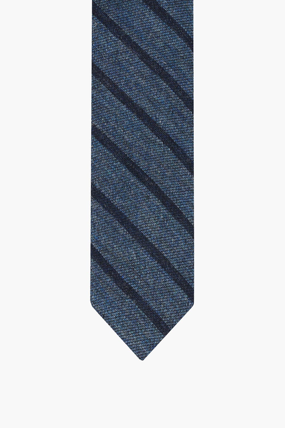 울 실크 혼방 스트라이프 넥타이 03030H805703