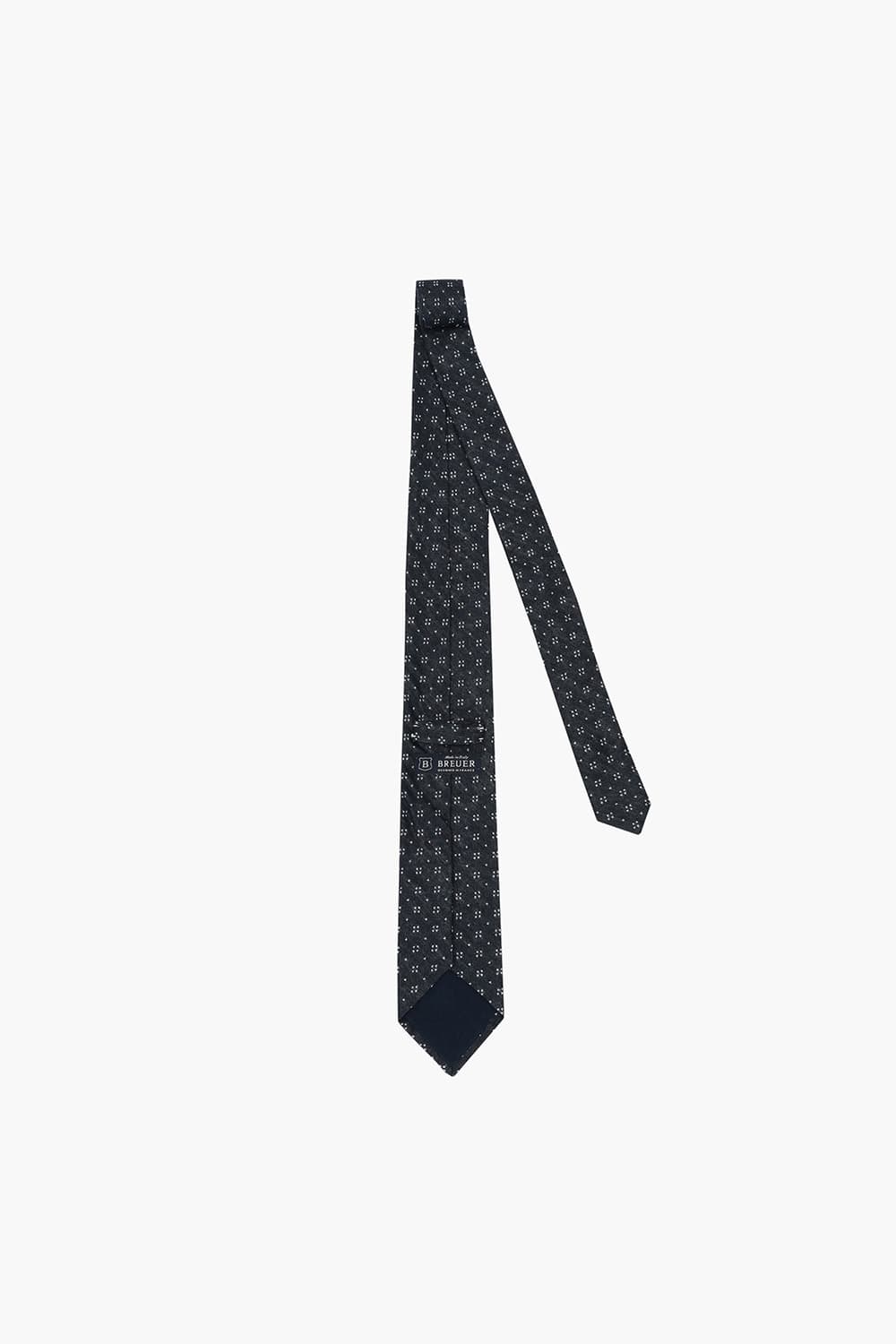 다크 네이비 울 실크 믹스 넥타이 RD8FMBBTI119R66