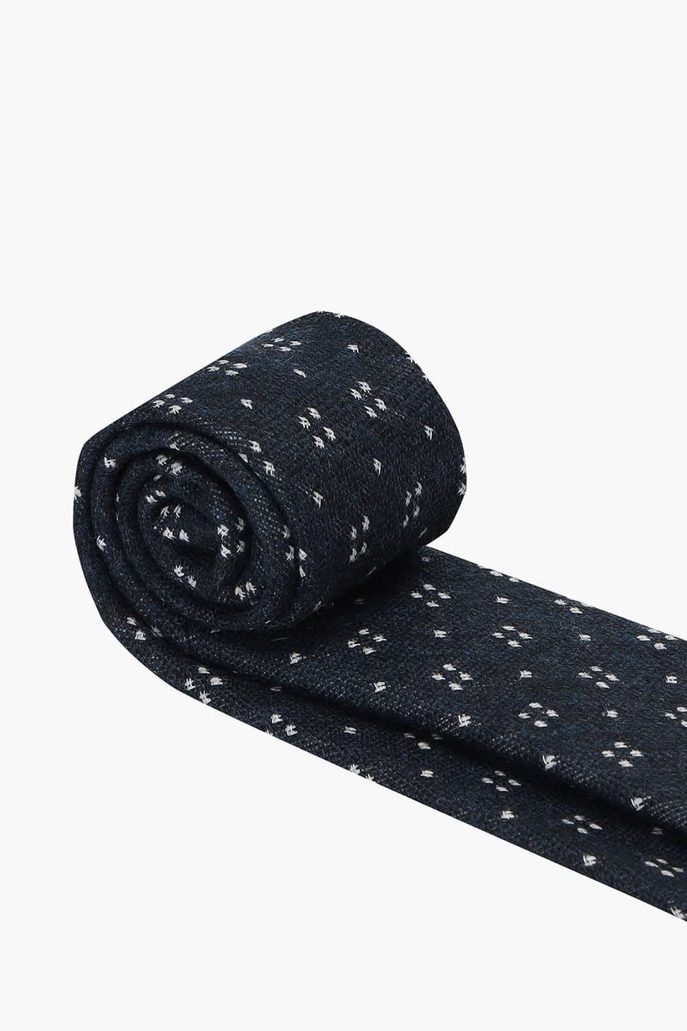 다크 네이비 울 실크 믹스 넥타이 RD8FMBBTI119R66