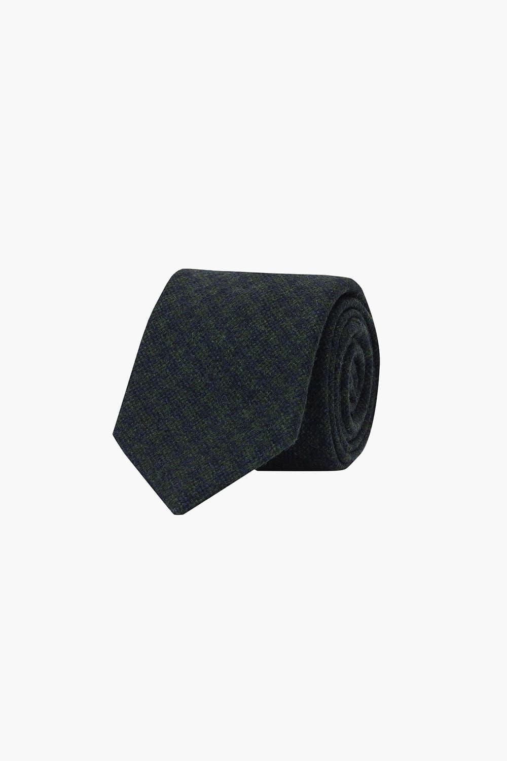 다크 그린 울 실크 믹스 넥타이 RD8FMBBTI104R77