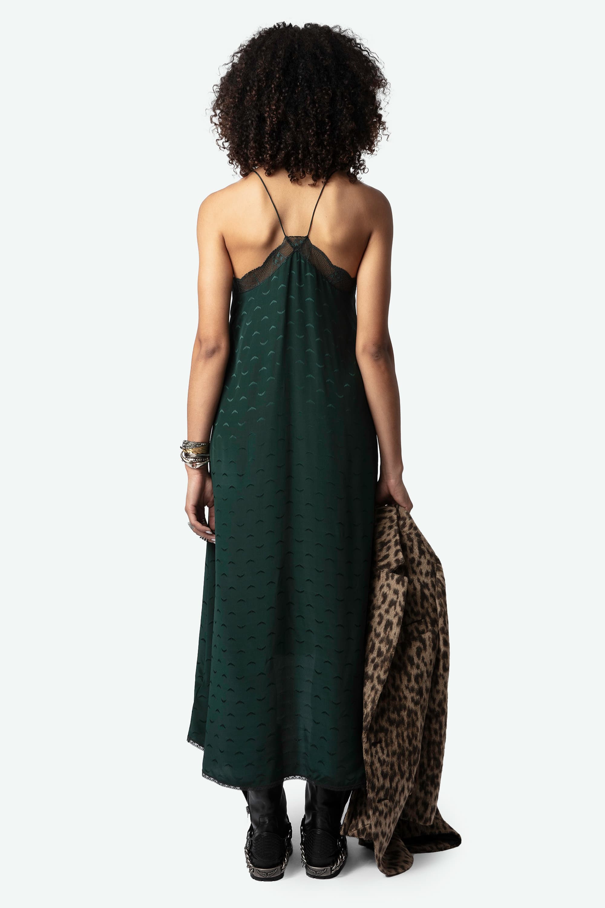 Risty Jacquard Silk Dress