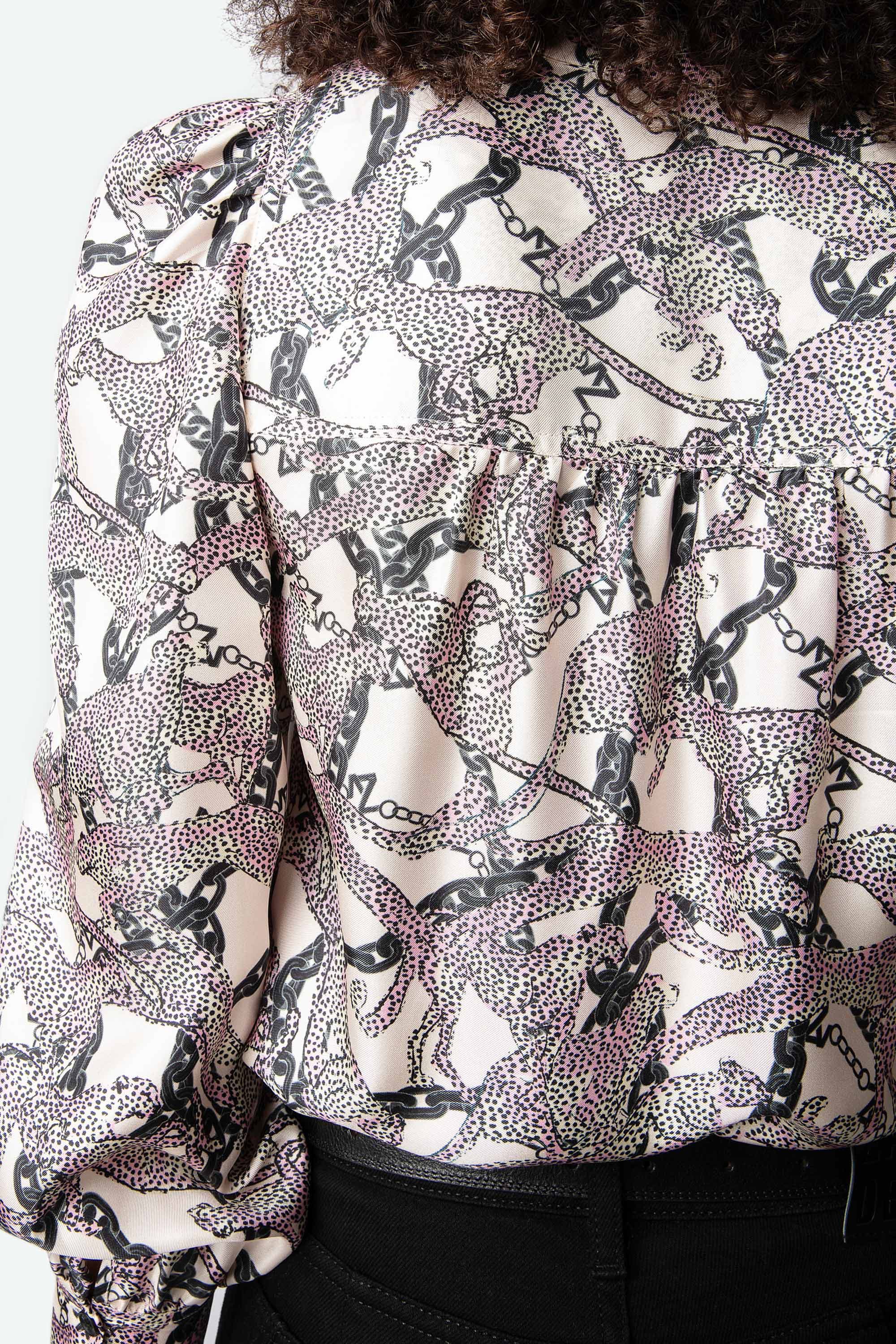 Telia Silk Chain Blouse