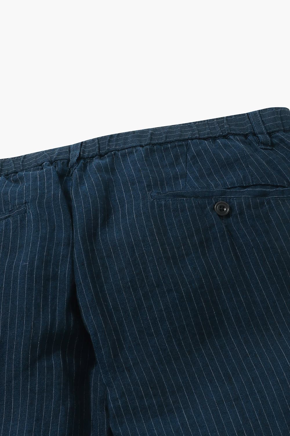 TANKER 린넨 스트라이프 드로우스트링 세미와이드 팬츠 BB56118 01