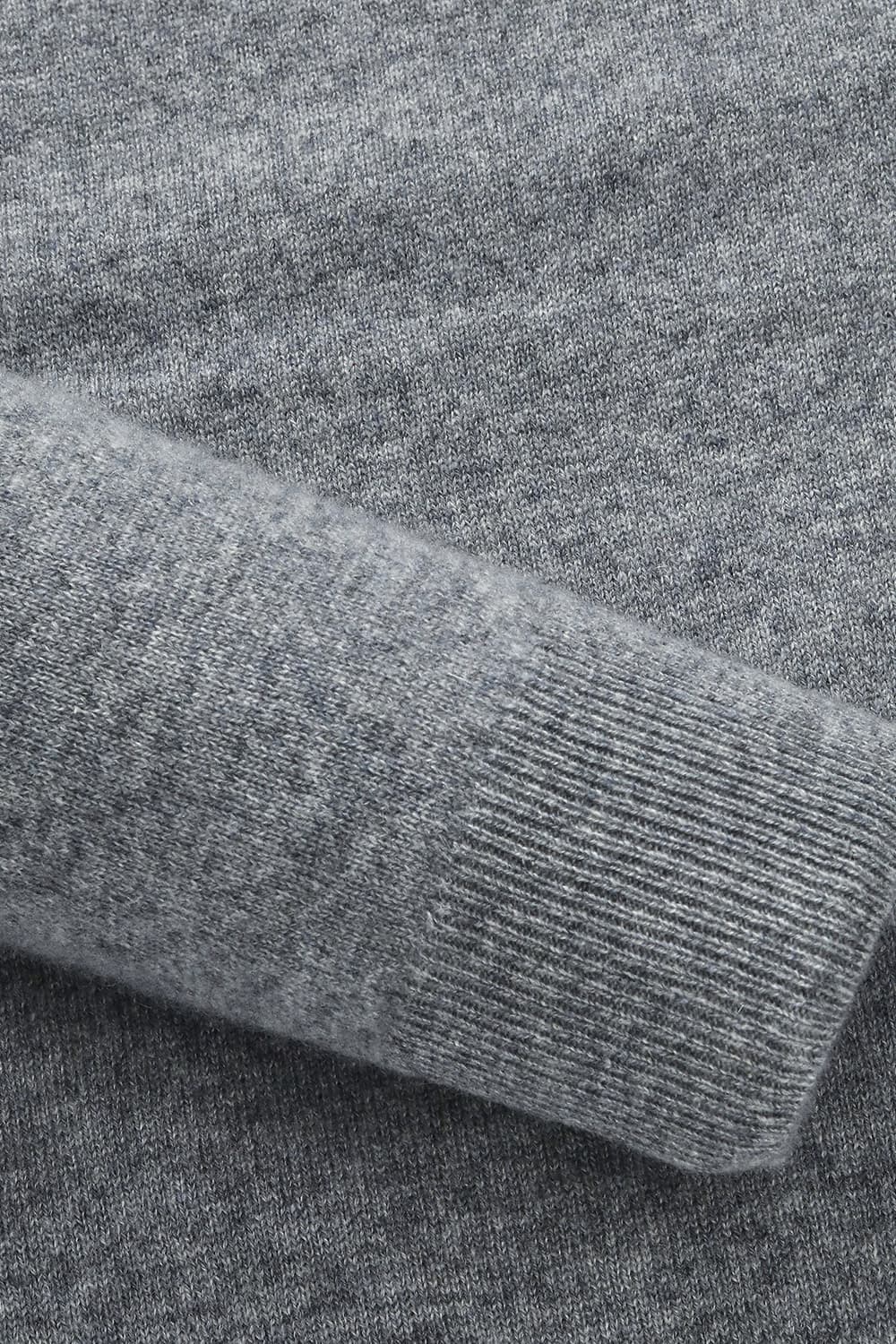 캐시미어 100 POLO 니트 다크 그레이 RE4FMMAKN802R98